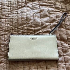 Kate Spade rose gold clutch/wristlet/wallet